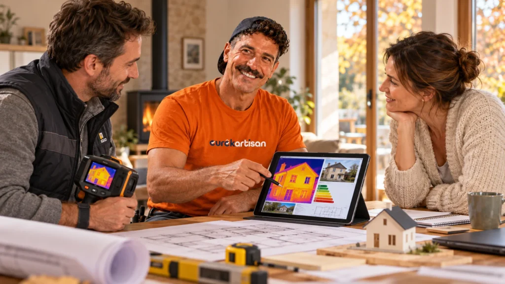 Audit énergétique avant une rénovation globale de maison