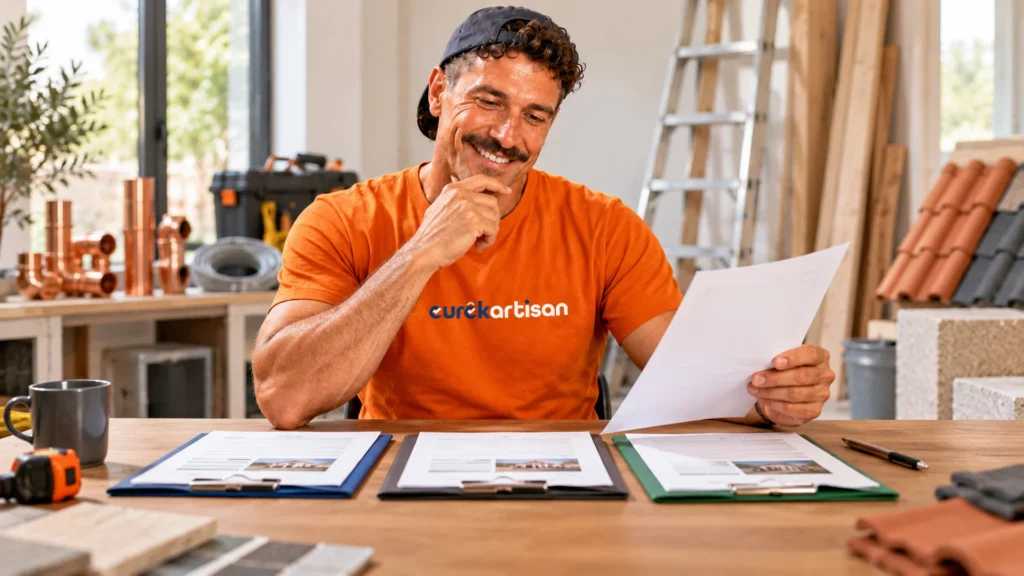 Comparer plusieurs artisans et devis avant de choisir un professionnel
