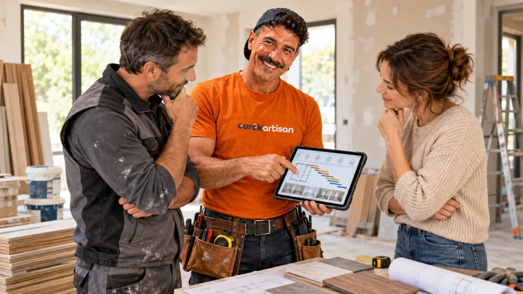 Définir les délais et l’organisation d’un chantier avec un artisan