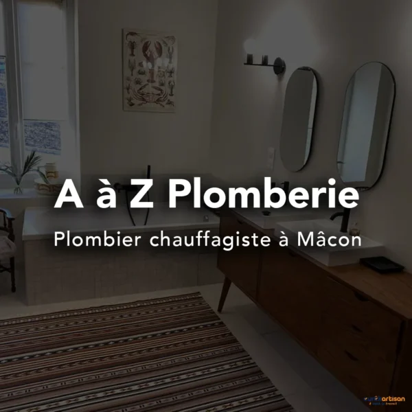 Logo de A à Z Plomberie, Chauffage et eau chaude à Mâcon — Eurêkartisan
