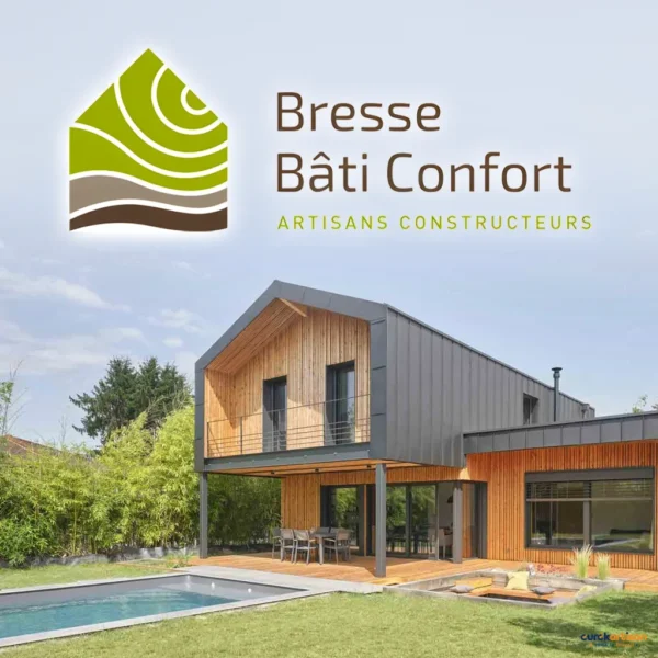 Logo de Bresse Bâti Confort, Charpente, couverture et étanchéité à Viriat — Eurêkartisan