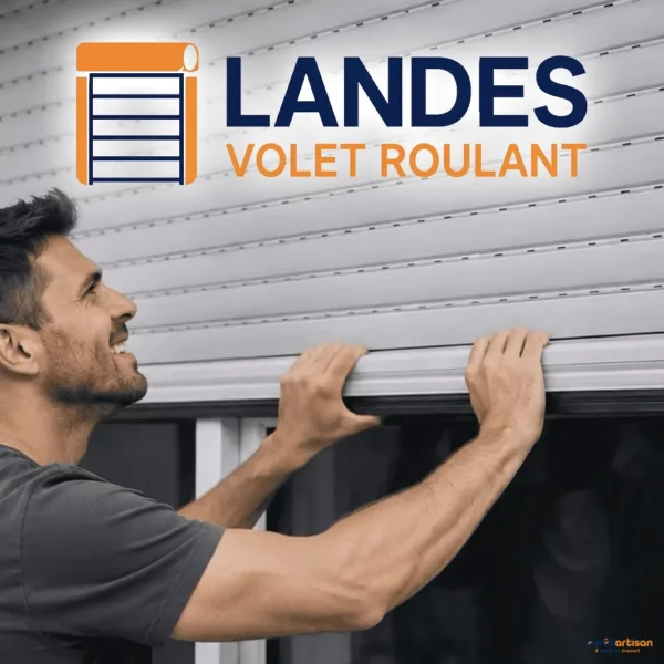 Logo de Landes Volet Roulant, Électricité et domotique à Saint-Vincent-de-Paul — Eurêkartisan