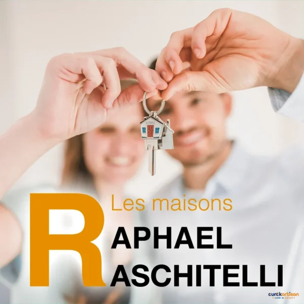 Logo de Les Maisons Raschitelli, Construction et rénovation générale à Attignat — Eurêkartisan