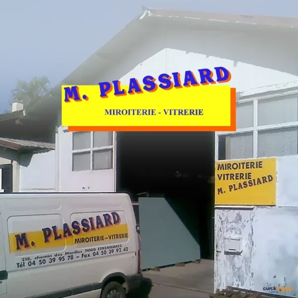 Logo de Miroiterie Plassiard, Cuisine, salle de bains et agencement à Étrembières — Eurêkartisan
