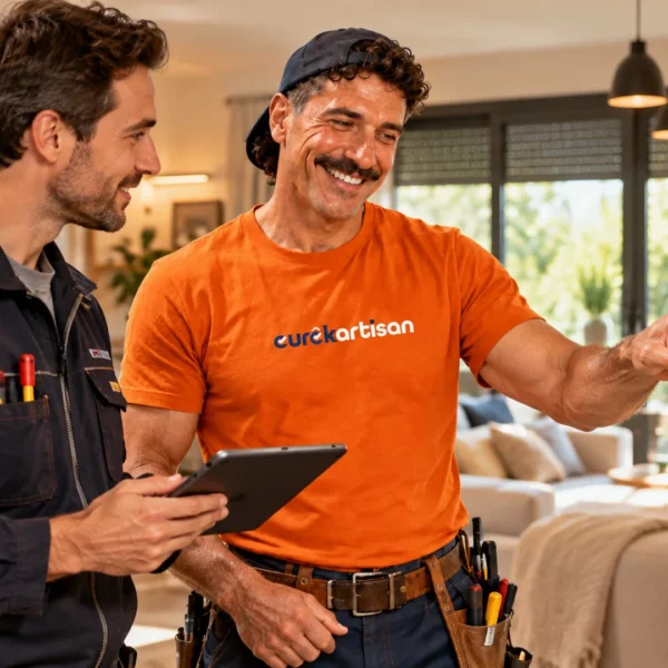 Maison connectée avec chauffage, volets et éclairage pilotés par domotique