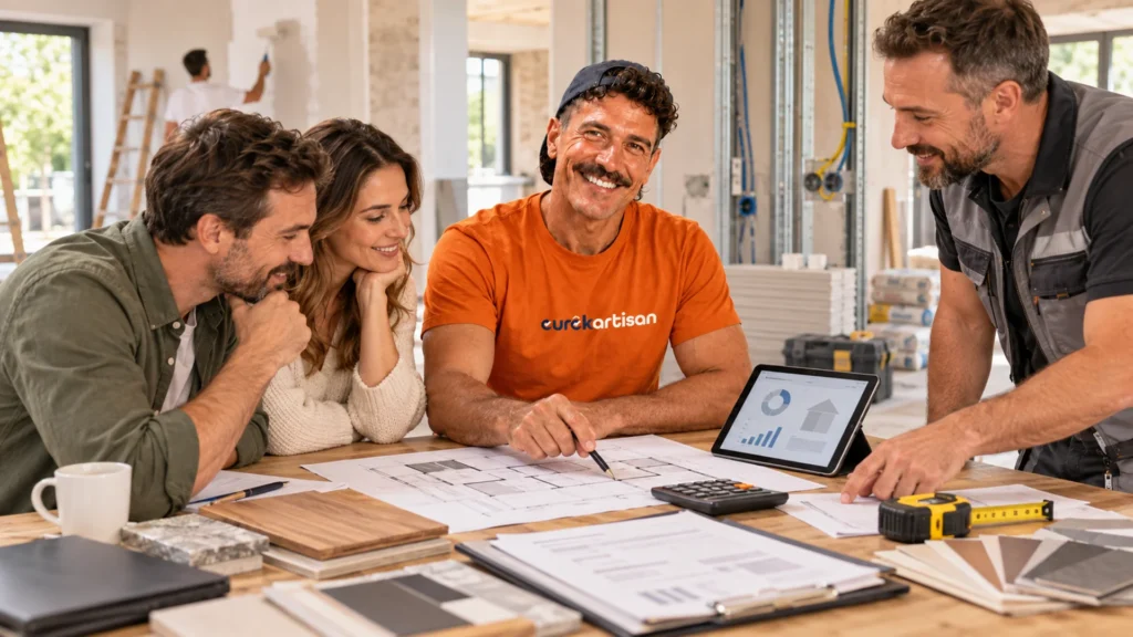 Préparer le budget d’une rénovation de maison avec un artisan