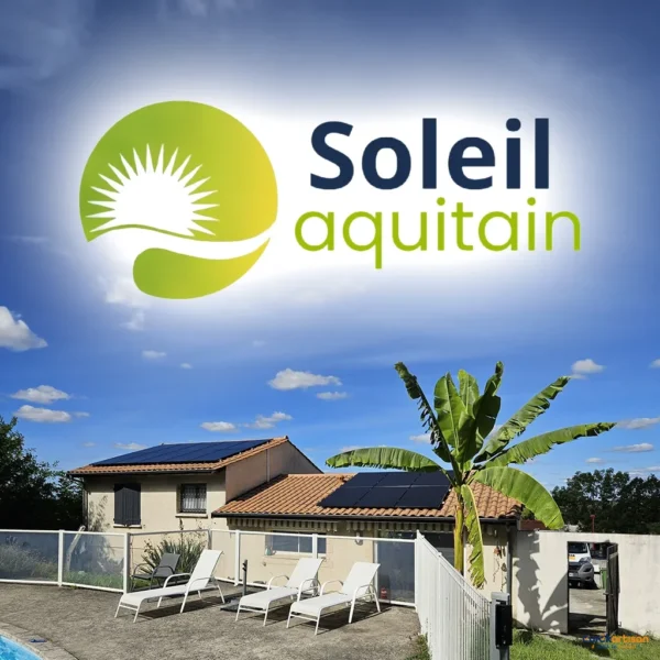 Logo de Soleil Aquitain, Bornes de recharge et mobilité électrique à Mios — Eurêkartisan